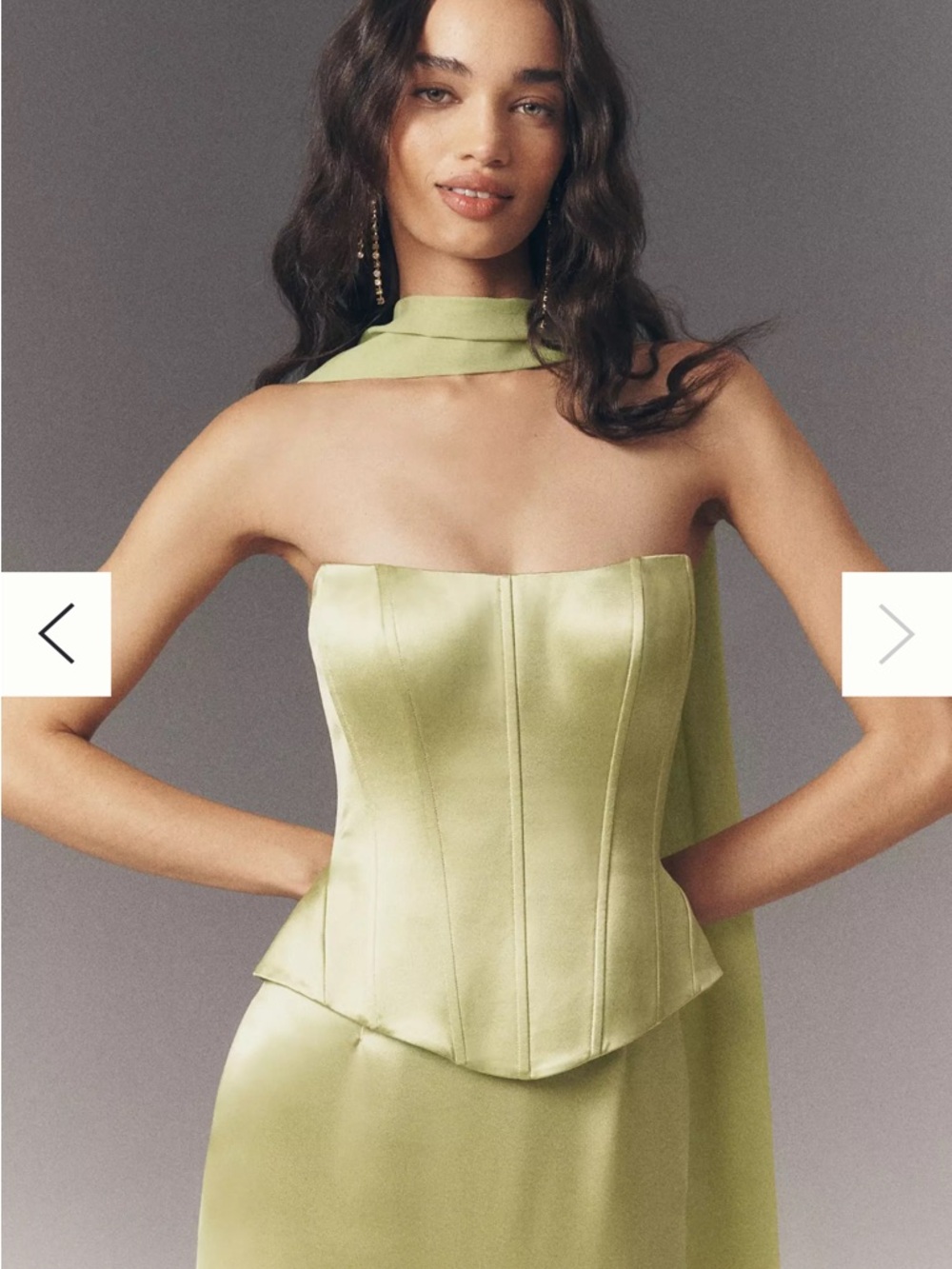 Mare Mare Mimi Satin Corset Dress